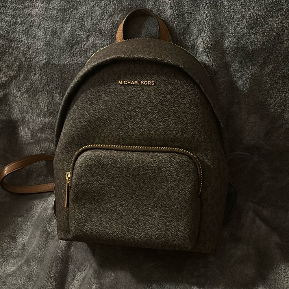 MK mini backpack and matching wristlet wallet